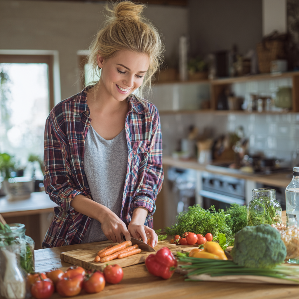 Чоловік європейської зовнішності віком 25-30 років п'є воду після тренування, усміхається, спортивний одяг, реалістичний стиль